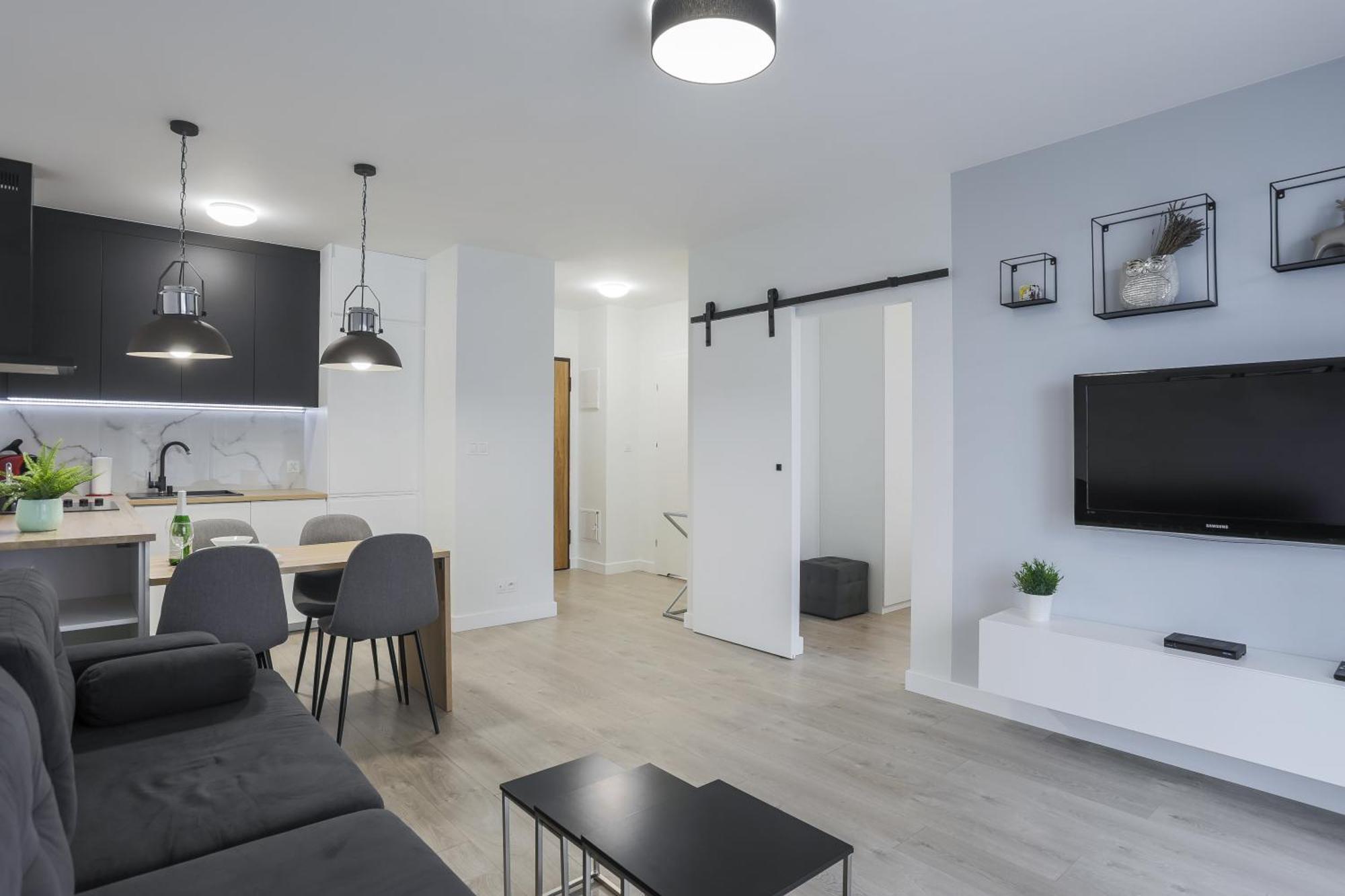 Apartament Gdansk Blisko Starego Miasta Z Widokiem Na Marine Exterior photo