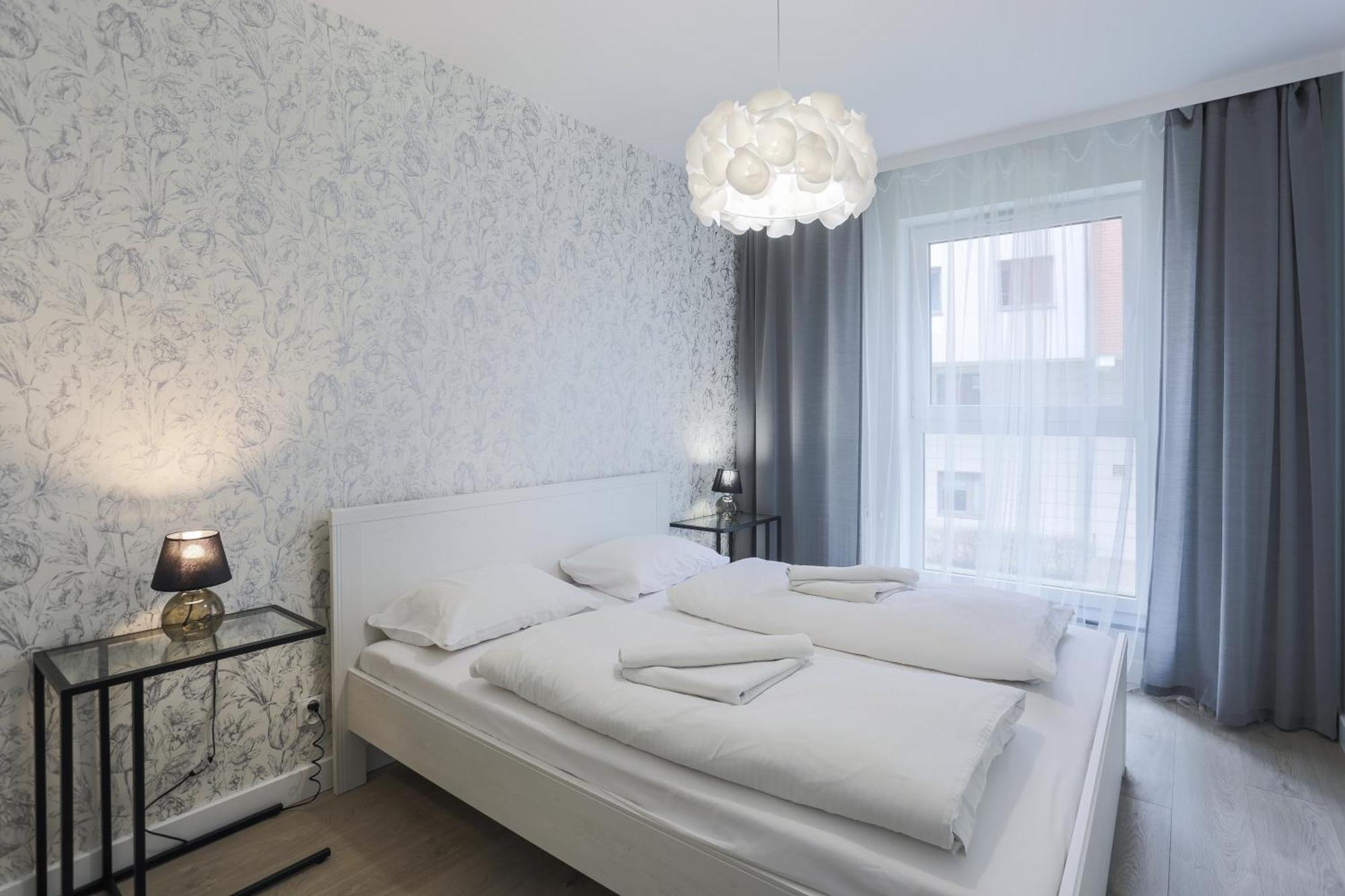 Apartament Gdansk Blisko Starego Miasta Z Widokiem Na Marine Exterior photo