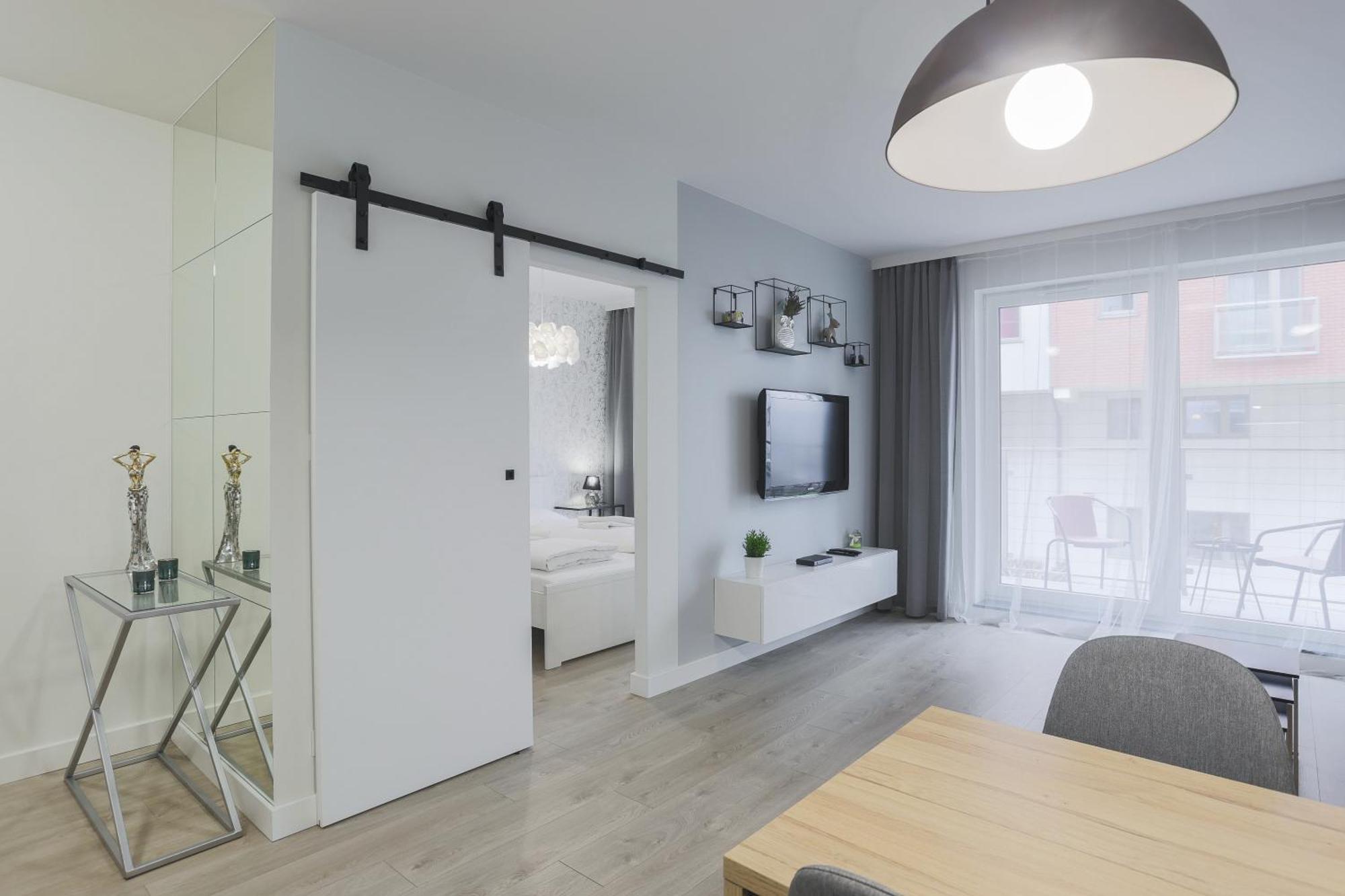 Apartament Gdansk Blisko Starego Miasta Z Widokiem Na Marine Exterior photo