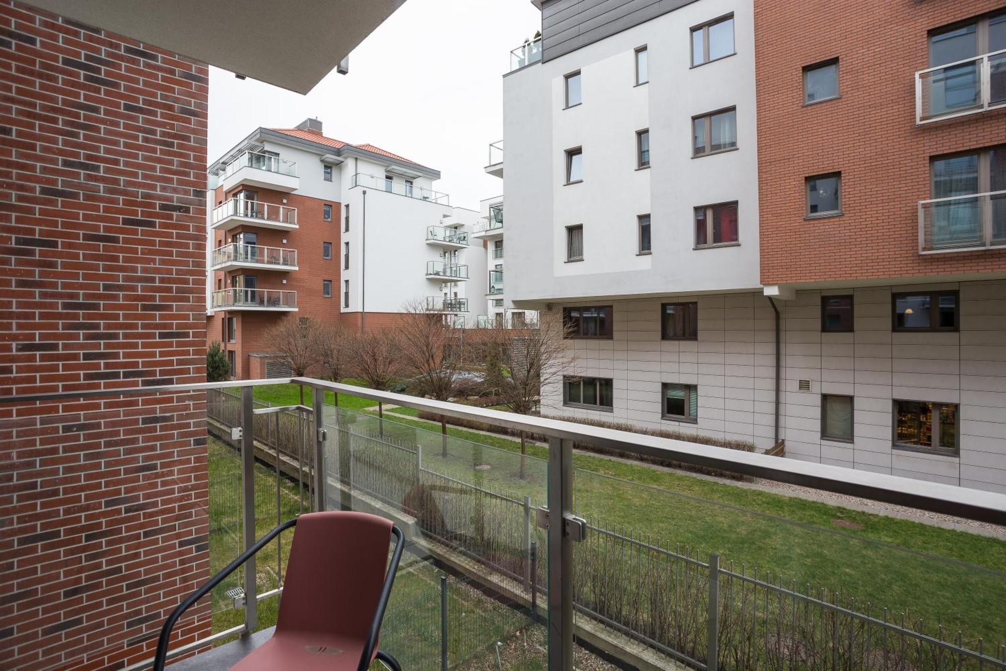 Apartament Gdansk Blisko Starego Miasta Z Widokiem Na Marine Exterior photo